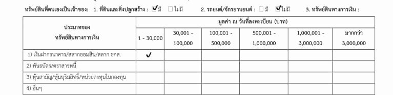 วิธีป้อนข้อมูลทรัพย์สินเพื่อขอทำบัตรคนใจรอบใหม่ วิธีลงทะเบียนบัตรสวัสดิการแห่งรัฐ วิธีป้อนข้อมูลทรัพย์สินเพื่อขอทำบัตรคนใจรอบใหม่