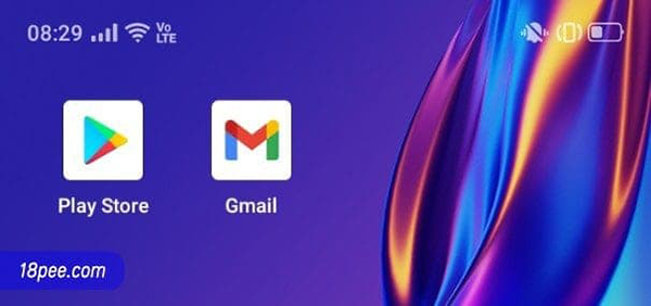 วิธีสมัครอีเมล กดเลือกแอป Gmail บนโทรศัพท์มือถือ
